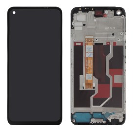Ecran avec châssis officiel Oppo A96 - Noir photo 1