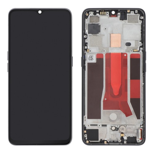 Ecran avec châssis Oppo Find X2 Lite ou Reno3 5G - Officiel - Noir photo 1