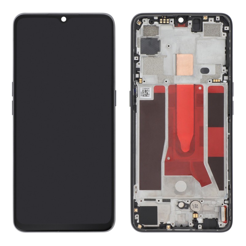 Ecran avec châssis Oppo Find X2 Lite ou Reno3 5G - Officiel - Noir photo 1