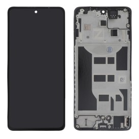 Ecran avec châssis Oppo Reno12 F 4G et 5G - Officiel reconditionné - Noir photo 1