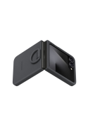Coque silicone avec anneau Samsung Galaxy Z Flip7 - Noir photo 3