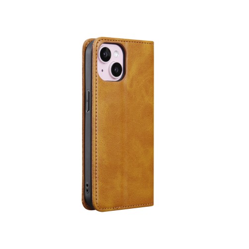 Etui portefeuille à clapet iPhone X, iPhone XS - Marron photo 2