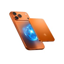 Powerbank magnétique Xiaomi UltraThin 5000 mAh Silicium Carbone - Finition Orange