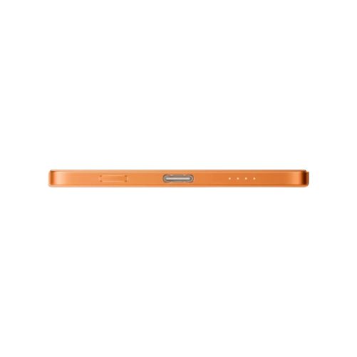 Powerbank magnétique Xiaomi UltraThin 5000 mAh Silicium Carbone - Finition Orange