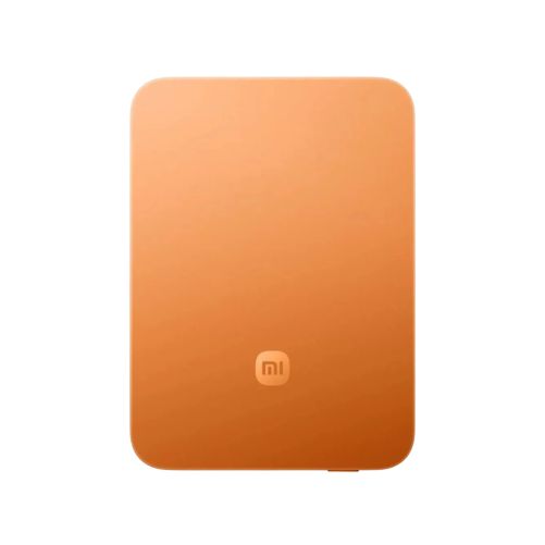 Powerbank magnétique Xiaomi UltraThin 5000 mAh Silicium Carbone - Finition Orange