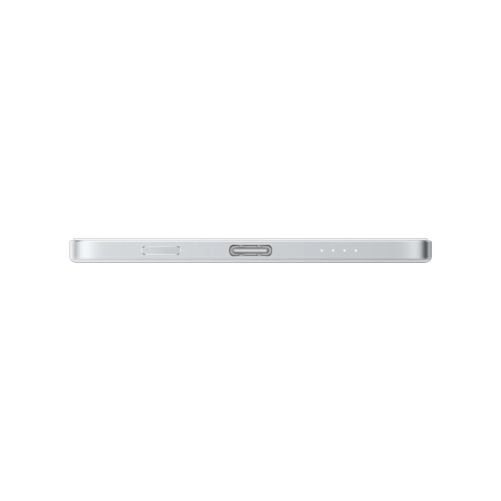 Powerbank magnétique Xiaomi UltraThin 5000 mAh Silicium Carbone - Finition Argent