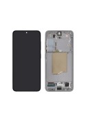 Ecran avec châssis (Officiel) Gris - Samsung Galaxy S25