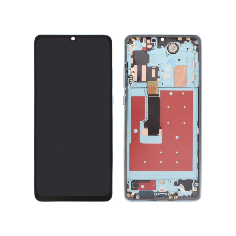 Bloc écran complet avec châssis Huawei P30 Pro - OLED - Aurora photo 1