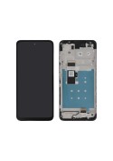 Ecran avec châssis Motorola Moto E22 et E22i officiel - Noir photo 1