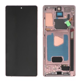 Ecran avec châssis (Soft OLED) Bronze - Galaxy Note 20 photo 1