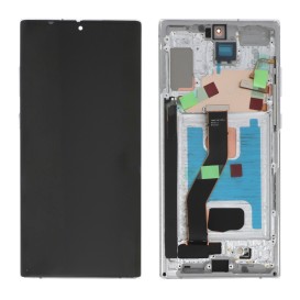 Ecran avec châssis (Soft OLED) Argent - Galaxy Note 10+