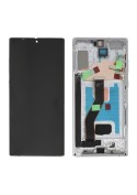 Ecran avec châssis (Soft OLED) Argent - Galaxy Note 10+