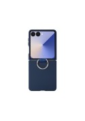 Étui en silicone avec support - Samsung Galaxy Z Flip6 - Bleu Nuit photo 2