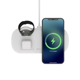 Station de Charge Magnétique Intelligente 3-en-1 - Blanc - Devia photo 1