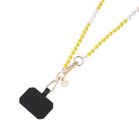 Sangle Extensible 120cm GAIA pour Téléphone Universel - Jaune photo 1