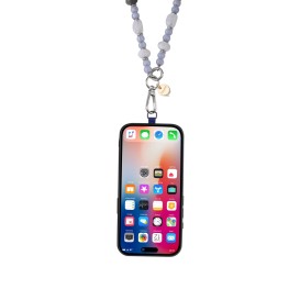 Collier Universel en Chaîne Longue Sabina pour Smartphone - Bleu Marine photo 3