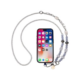 Collier Universel en Chaîne Longue Sabina pour Smartphone - Bleu Marine photo 4