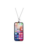 Sangle Courte Universelle Anastasia pour Smartphone - Argent photo 3