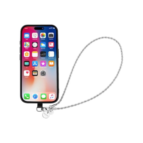 Sangle Courte Universelle Anastasia pour Smartphone - Argent photo 4