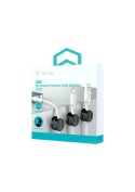 Ensemble de 3 Supports Magnétiques pour Câbles 360° - Noir - DEVIA photo 1