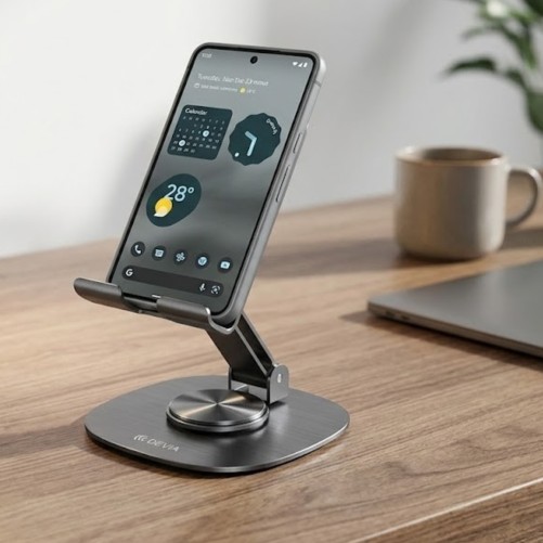 Support de Table Ajustable Kintone Series pour Smartphone - Gris - Devia photo 5