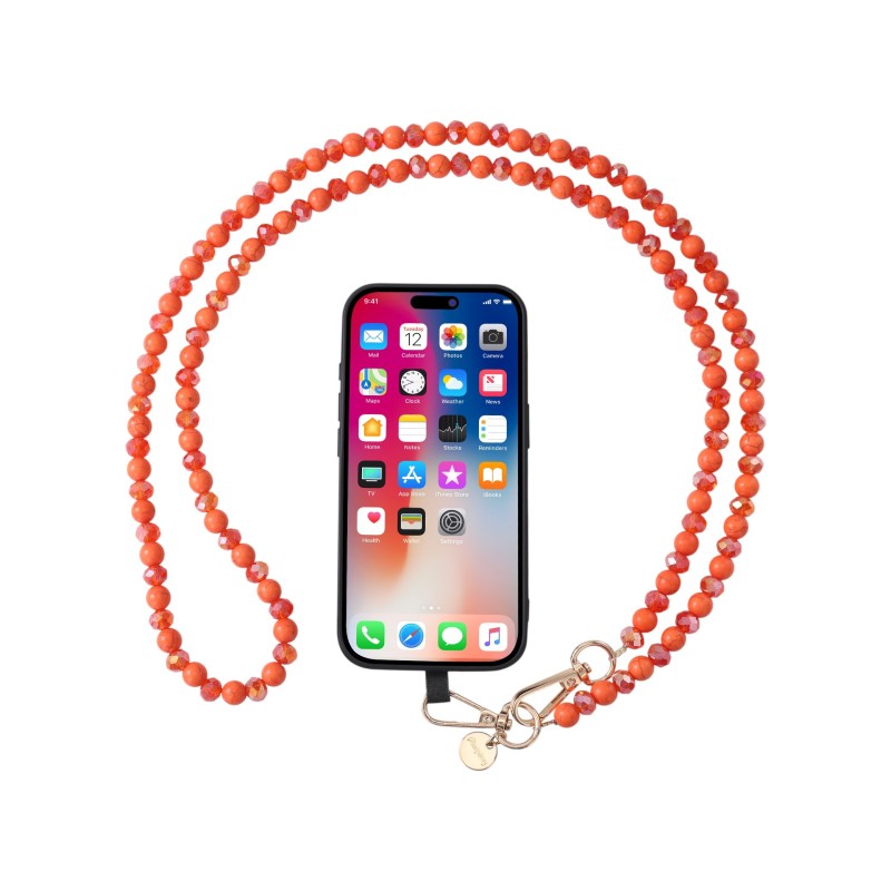 Collier Long Valeria 120 cm - Universel - Orange photo 1