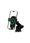 Chargeur Sans Fil Magnétique pour Véhicule - Compatible Qi - Noir - Devia photo 1