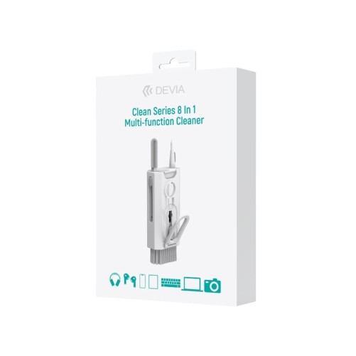 Ensemble de Nettoyage Polyvalent 8 en 1 Clean Series - Blanc - Devia photo 1