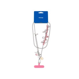 Sangle Universelle pour Téléphone Longue Veronica - Rose photo 1