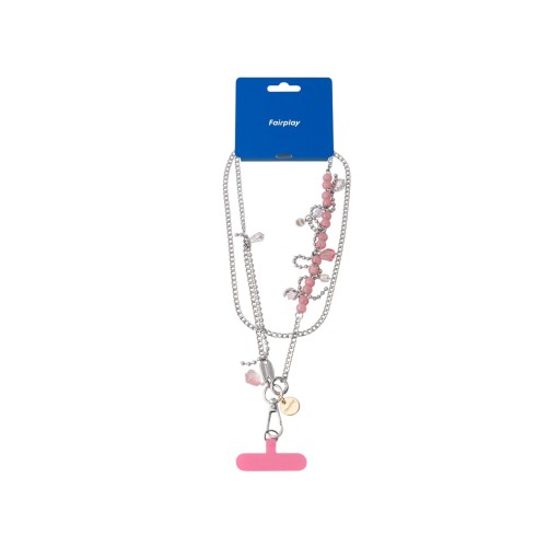 Sangle Universelle pour Téléphone Longue Veronica - Rose photo 1