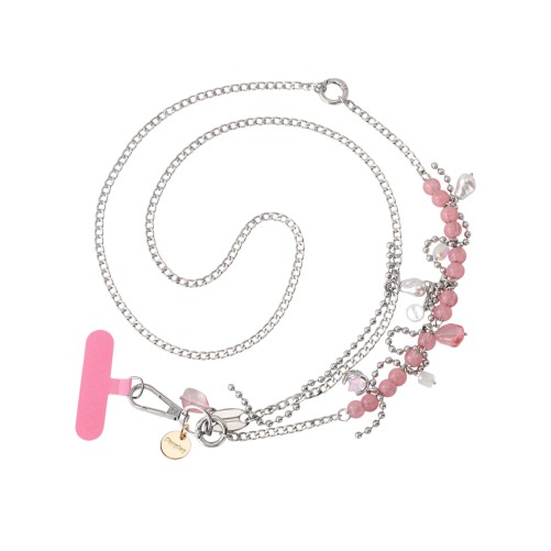 Sangle Universelle pour Téléphone Longue Veronica - Rose photo 2