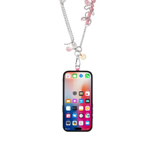 Sangle Universelle pour Téléphone Longue Veronica - Rose photo 3