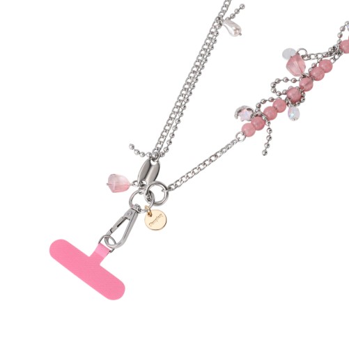 Sangle Universelle pour Téléphone Longue Veronica - Rose photo 5