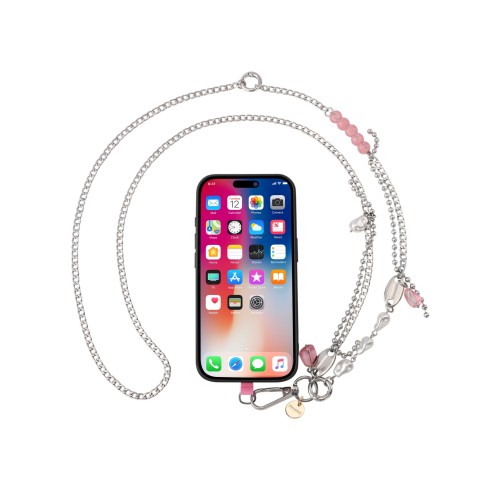 Sangle Allongée Marcella pour Smartphone Universel - Rose photo 4