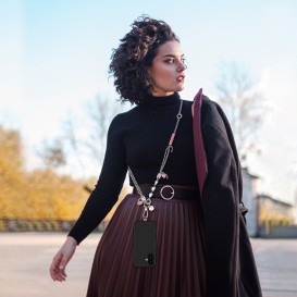 Sangle Allongée Marcella pour Smartphone Universel - Rose photo 6