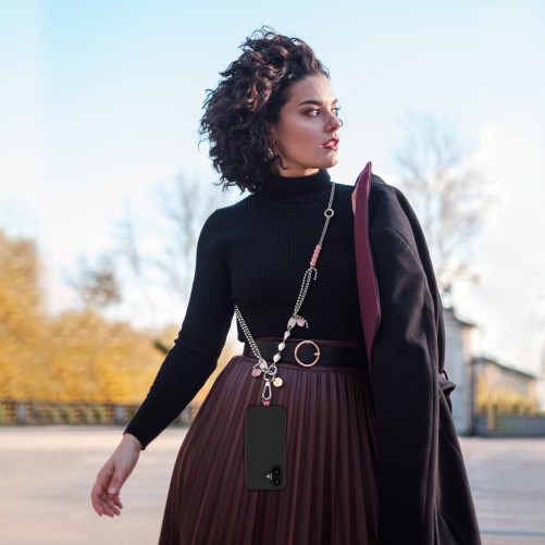 Sangle Allongée Marcella pour Smartphone Universel - Rose photo 6