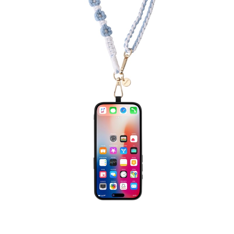 Câble Universel Aelia pour Smartphone - Bleu et Blanc photo 1