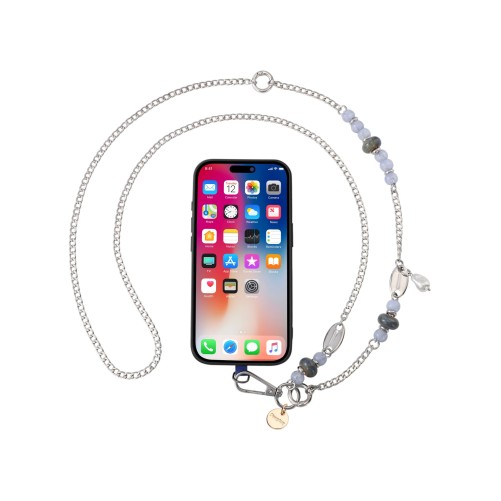 Sangle Élongée FAIRPLAY Roxane Universelle pour Smartphone - Bleu Nuit photo 3