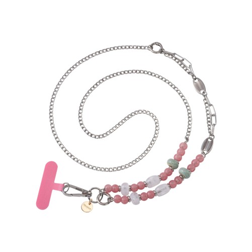 SABINA - Collier Long en Rose photo 1