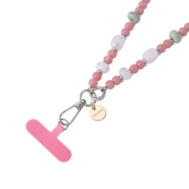 SABINA - Collier Long en Rose photo 4