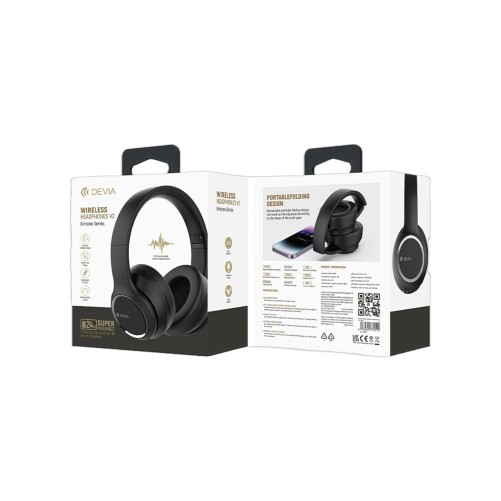 Casque Bluetooth Kintone V2 - Noir - Devia photo 1