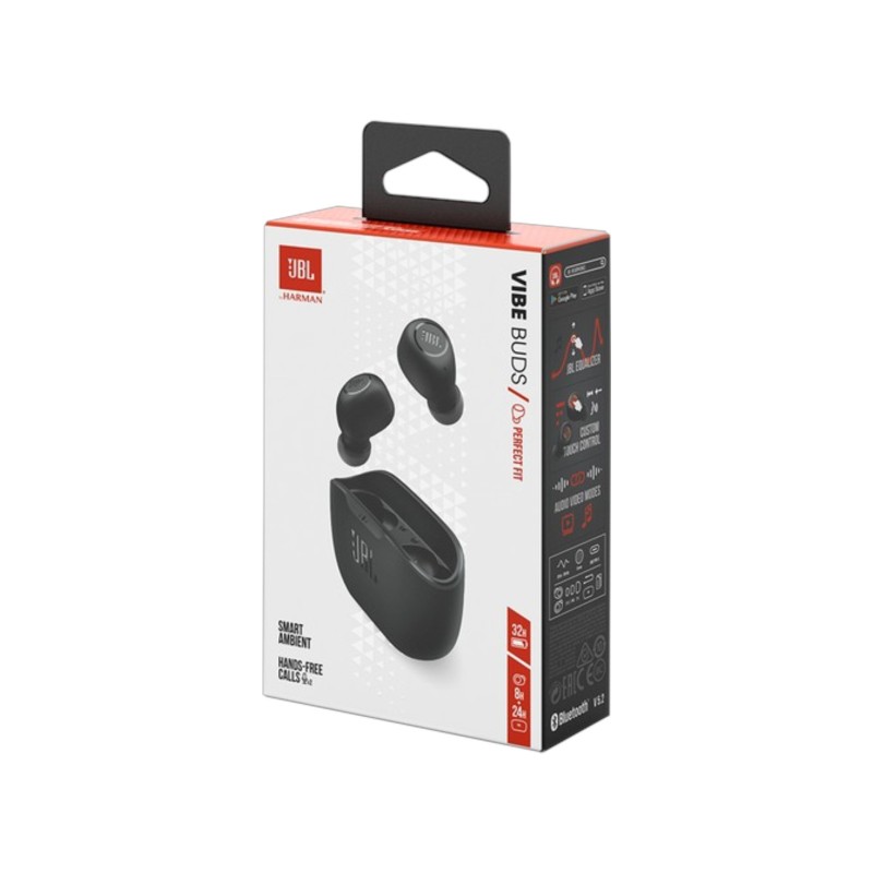 Écouteurs sans fil Vibe Buds 2 - Couleur noire - JBL photo 1