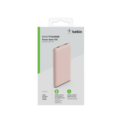 Chargeur portable BoostCharge - Rose - Belkin photo 1