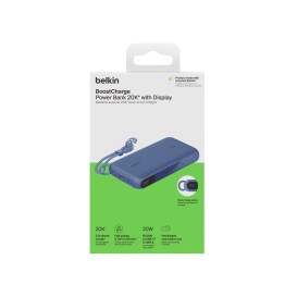 Batterie externe BoostCharge 20 000mAh pour smartphones et tablettes - Bleu - Belkin photo 1