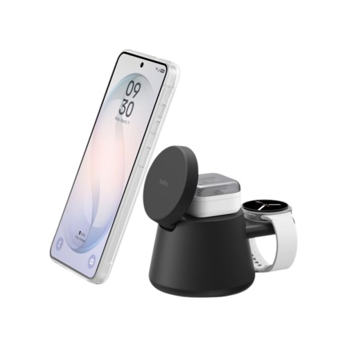 Chargeur Multifonction 3-en-1 Qi2 25W - Noir - Belkin photo 3