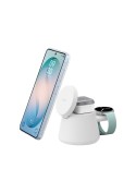 Chargeur Modulaire Qi2 25W 3-en-1 pour Smartphone, Apple Watch et Écouteurs Sans Fil - Blanc - Belkin photo 3