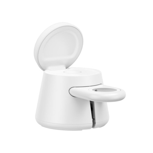Chargeur Modulaire Qi2 25W 3-en-1 pour Smartphone, Apple Watch et Écouteurs Sans Fil - Blanc - Belkin photo 4