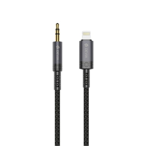 Adaptateur Lightning vers prise jack 3,5 mm pour iPhone - Noir - Devia photo 2