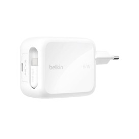Adaptateur Secteur USB-C GaN 67W avec Câble Rétractable - Belkin photo 1