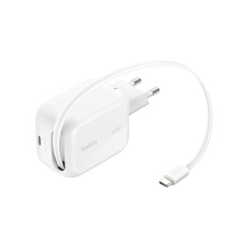Adaptateur secteur USB-C GaN avec câble rétractable pour appareils USB-C - Belkin photo 3